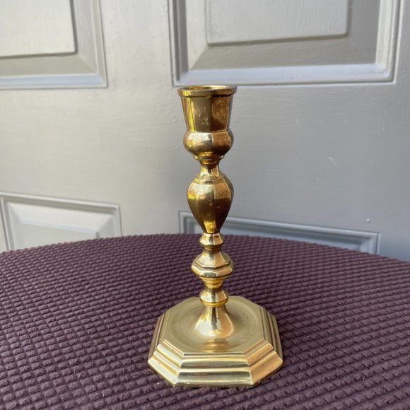 Vintage Other - Vintage Brass Candleholder Table Décor